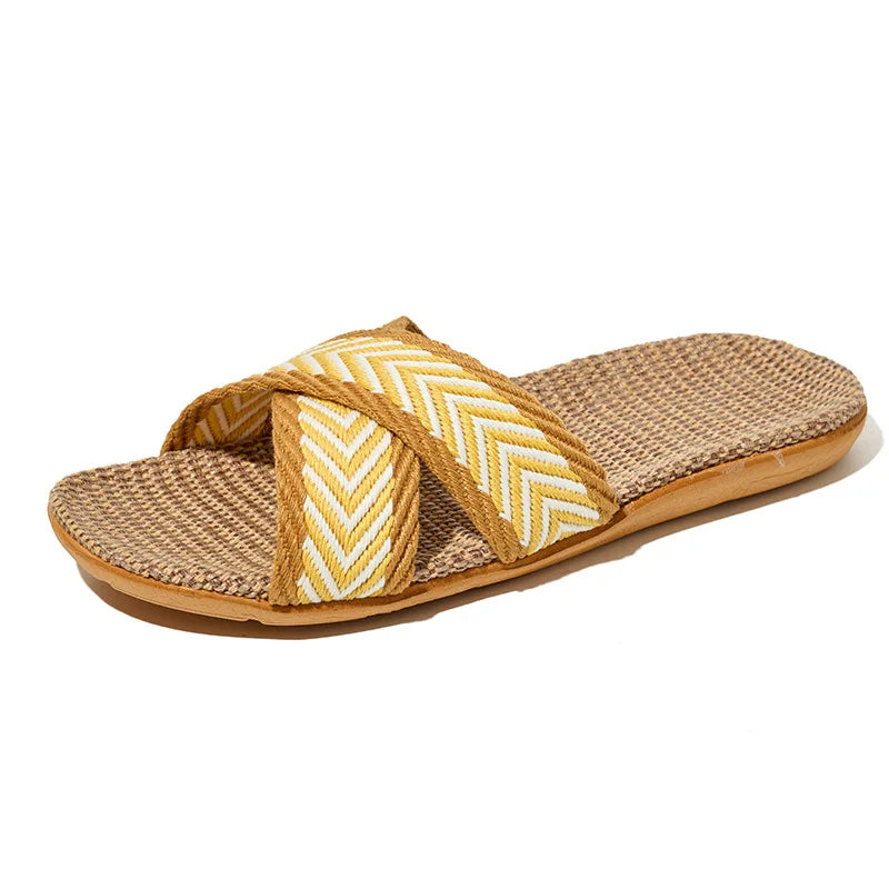 Women's Lightweight Anti-Slip Indoor Slippers – Soft EVA Slides Indoor Slippers Axl Yellow 40-41