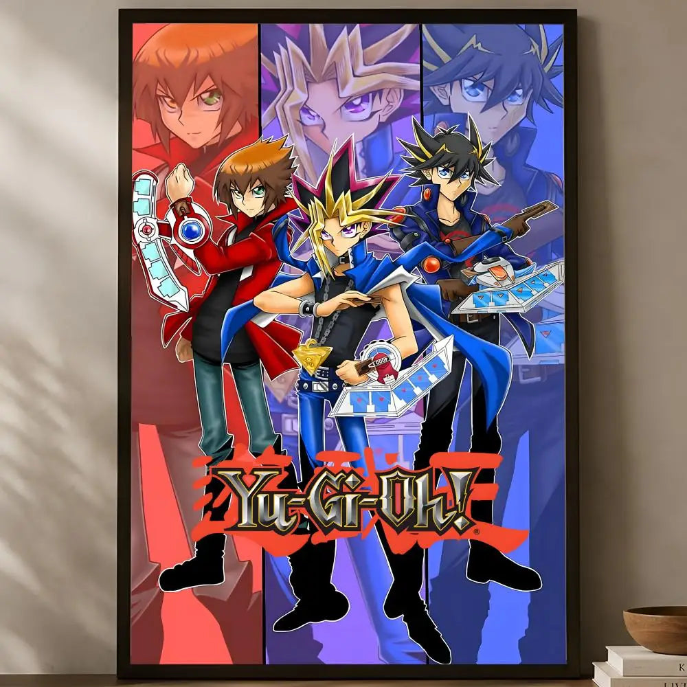 Yu-Gi-Oh Self-Stick HD PVC Wall Poster – Waterproof Home Decor Wall Art Poster Axl White02 60X90cmNoframe