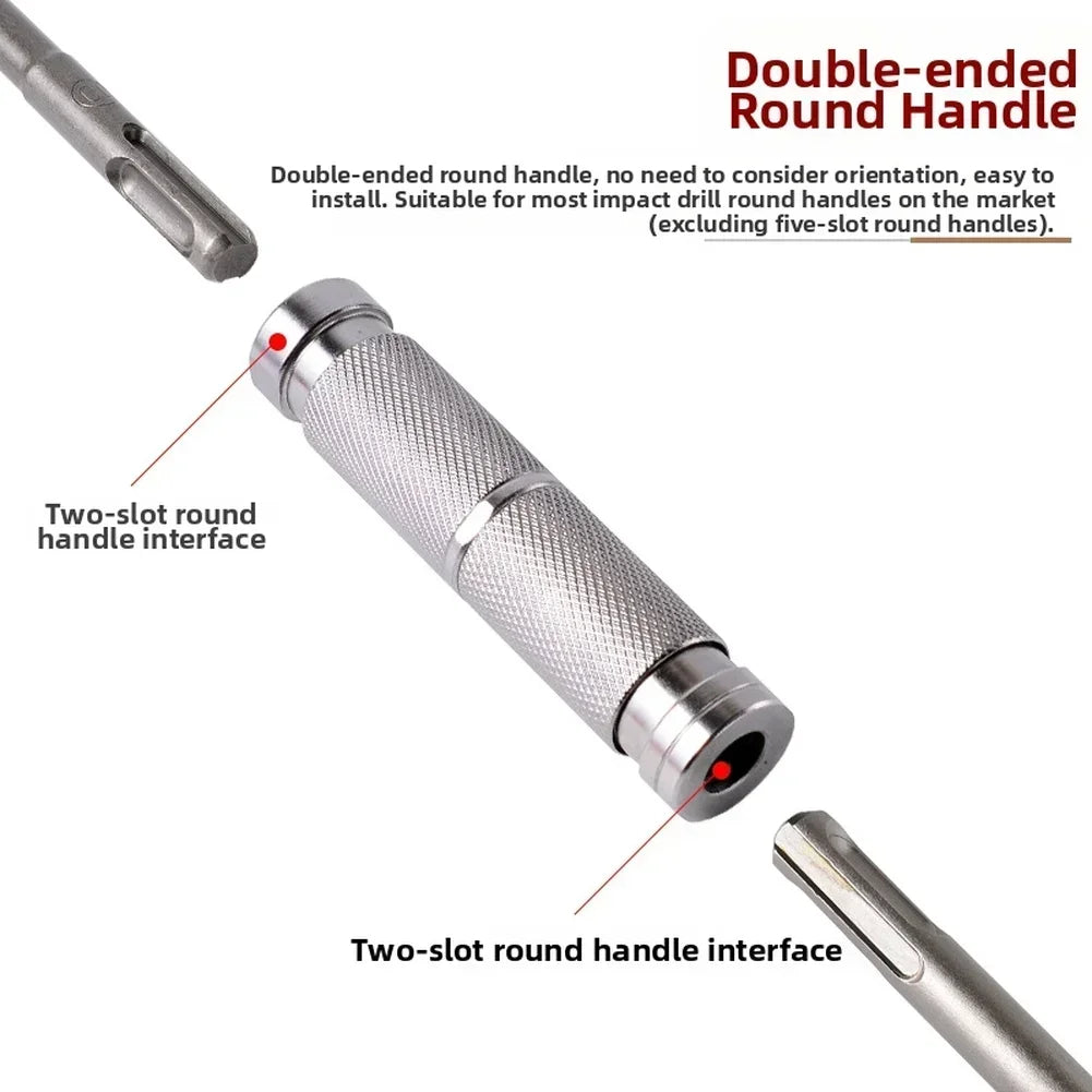 SDS Plus Extension Rod Double-Headed Quick Release Adapter Drill Extension Rod Axl