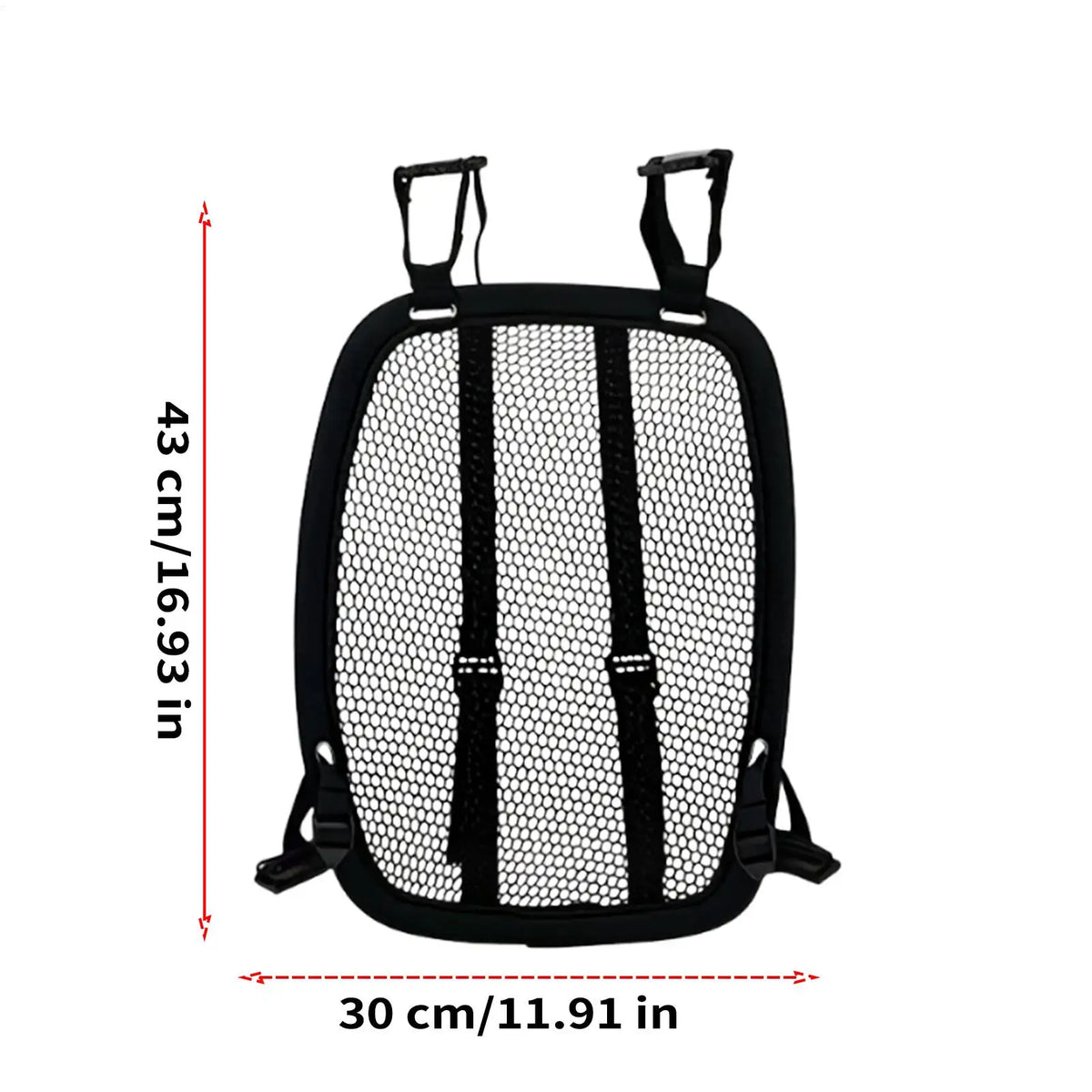 Backpack Airflow Spacer Frame – 3D Breathable Lumbar Back Pad Backpack Ventilation Frame Axl