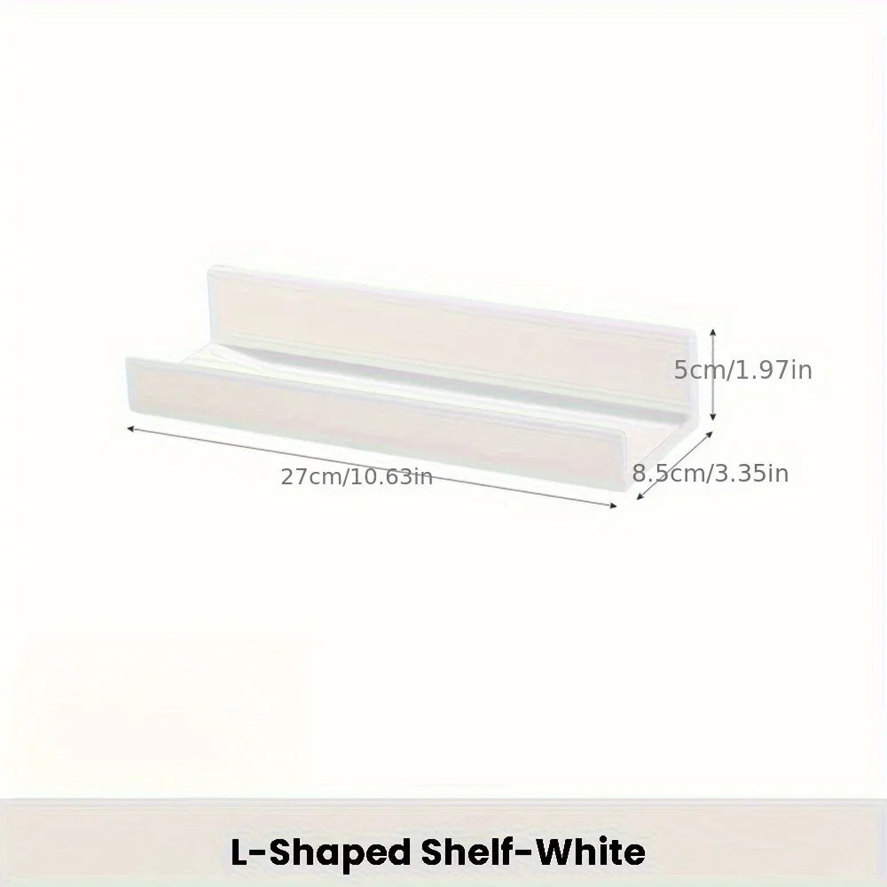 Expandable Floating Shelf – Bathroom & Kitchen Organizer Floating Wall Shelf Axl