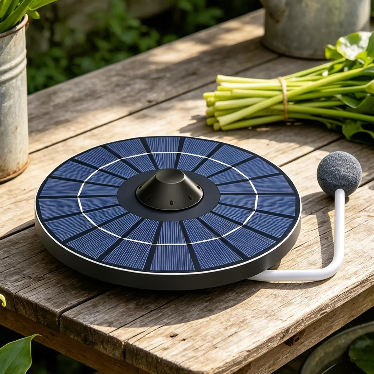 Solar Floating Pond Aerator Kit – 2.5W Air Pump & 1.5M Hose Solar Pond Aerator Axl