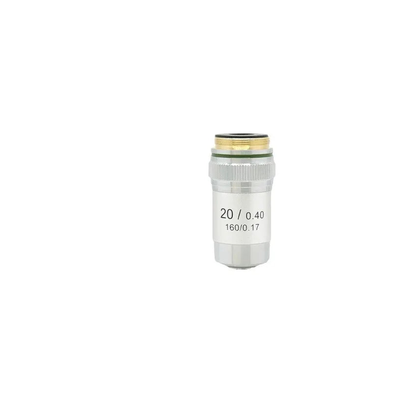 Achromatic Objective Lens 4X–100X Biological Microscope 195mm Microscope Objective Lens Axl