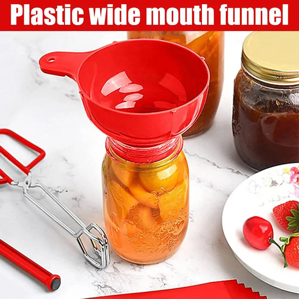 Wide Mouth Food Grade Plastic Funnel for Kitchen – 1-2 Pack Kitchen Funnel Axl