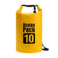 10L Waterproof Dry Bag – Foldable Beach Backpack for Water Sports Waterproof Dry Bag Axl Yellow
