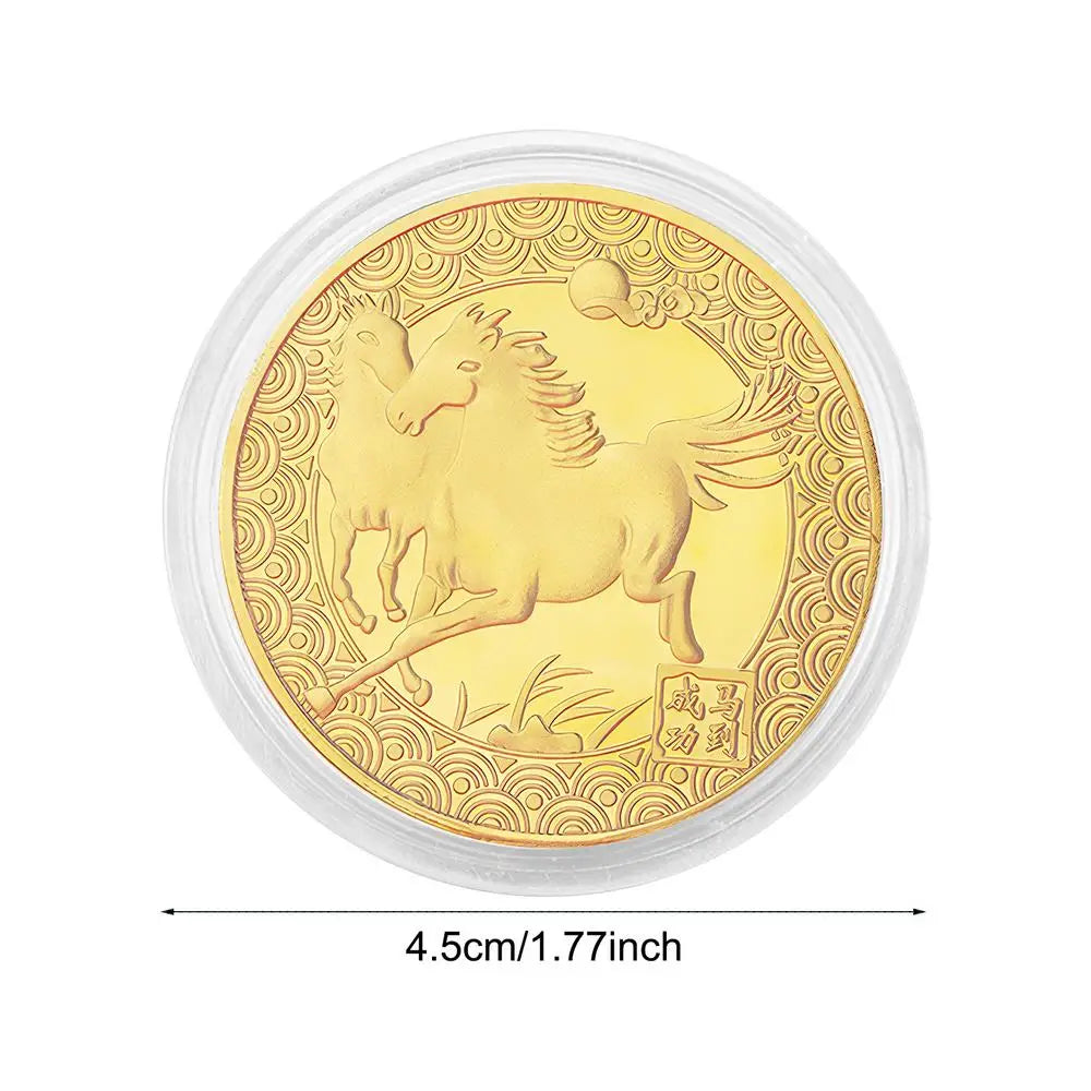 Year of the Horse 3D Commemorative Coin – Lucky New Year Gift Commemorative Coin Axl Immediate success