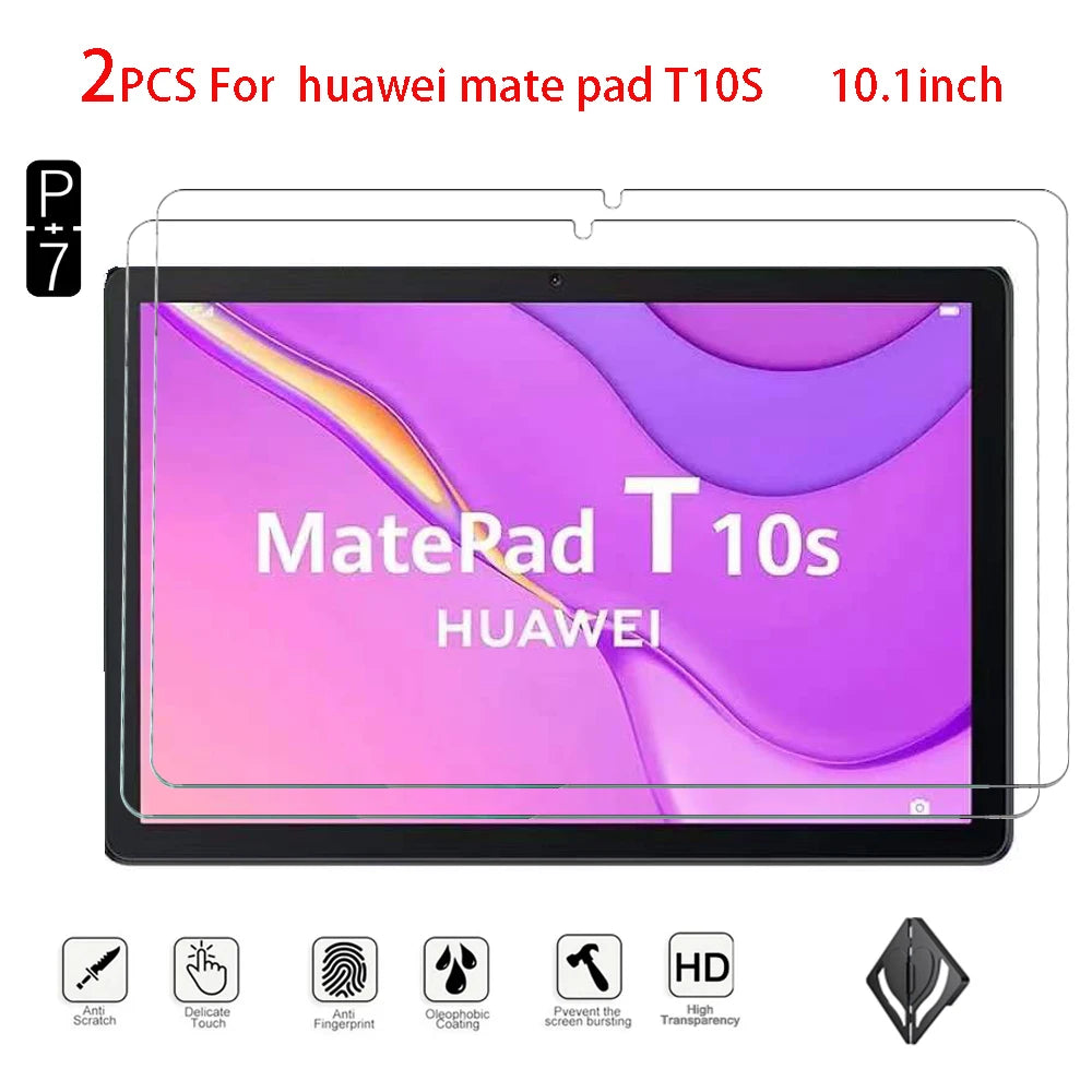 2-Pack HD Tempered Glass Screen Protector – Huawei MatePad 10.4" Tablet Screen Protector Axl for matepadT10s 10.1