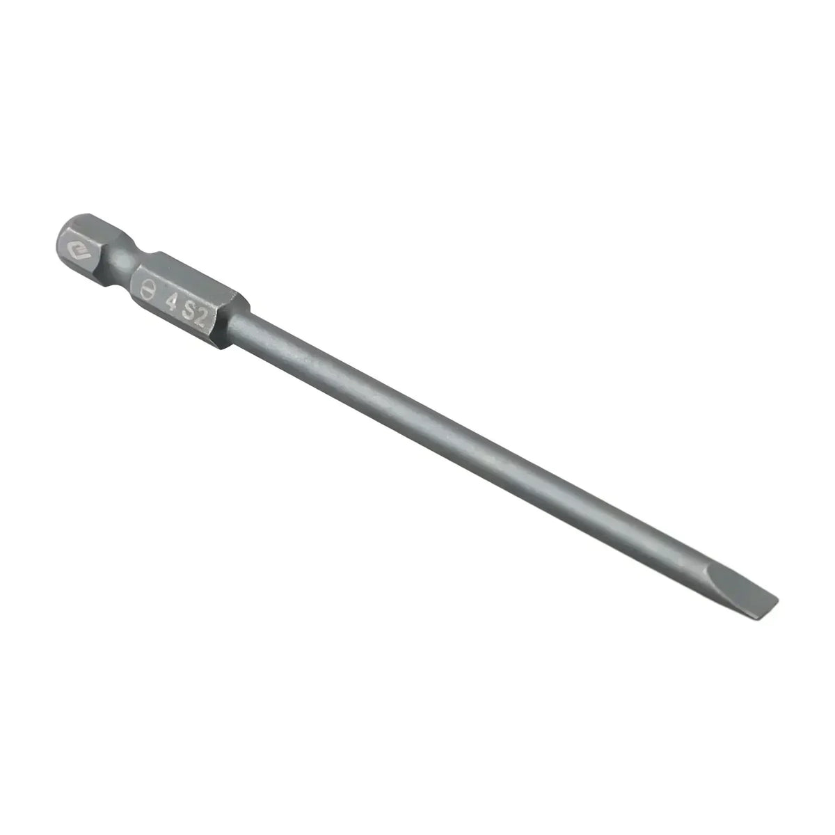 100mm Magnetic Slotted Screwdriver Bit | 1/4" Hex SL3–SL6 Screwdriver Bit Axl SL4.0 China Mainland