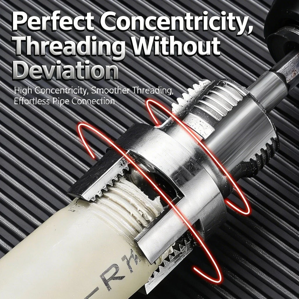 PVC Pipe Thread Cutting Tool – Internal & External Threader Kit Pipe Threading Tool Axl