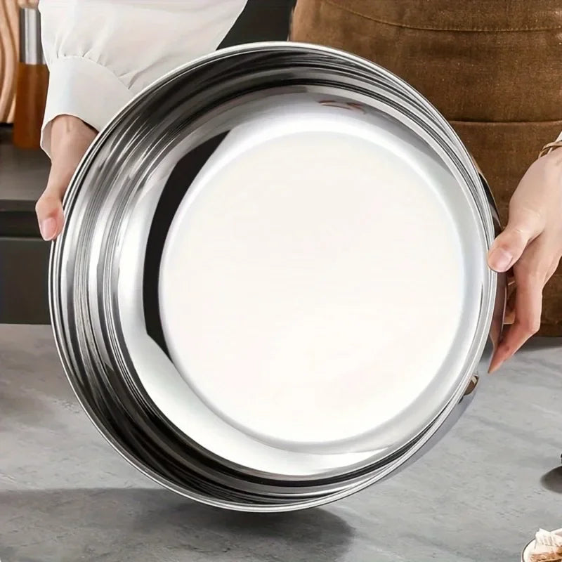 Large Stainless Steel Mixing Bowl with Lid | Rust-Resistant Mixing Bowl Axl