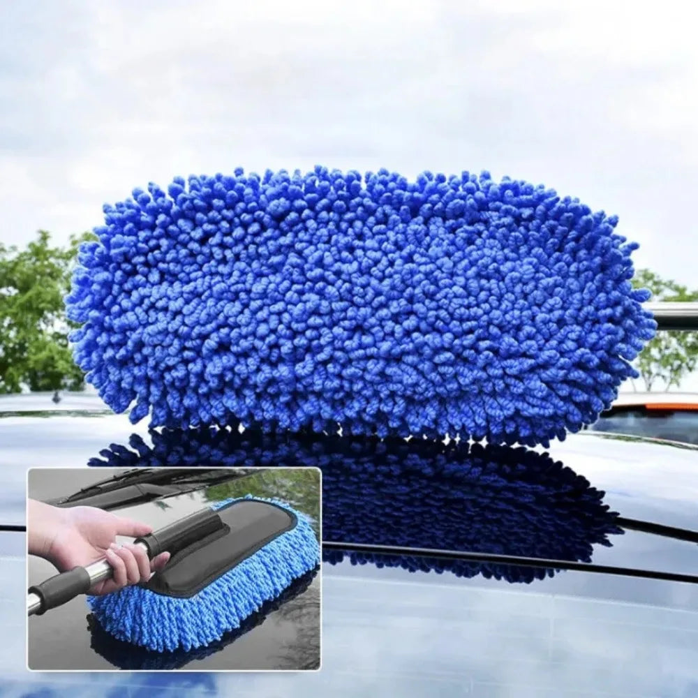 Retractable Microfiber Car Duster Wash Mop – Multi-Surface Car Cleaning Mop Axl
