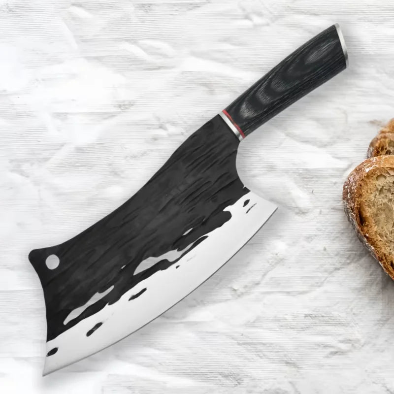 Meat Cleaver Knife – Stainless Steel Butcher Chef Knife Meat Cleaver Knife Axl black