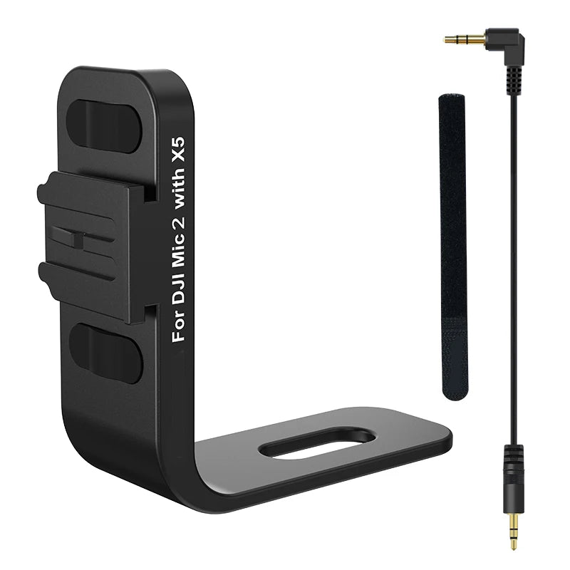 Cold Shoe Mount for Insta360 X5 & DJI Mic 2 Bracket Camera Mount Bracket Axl