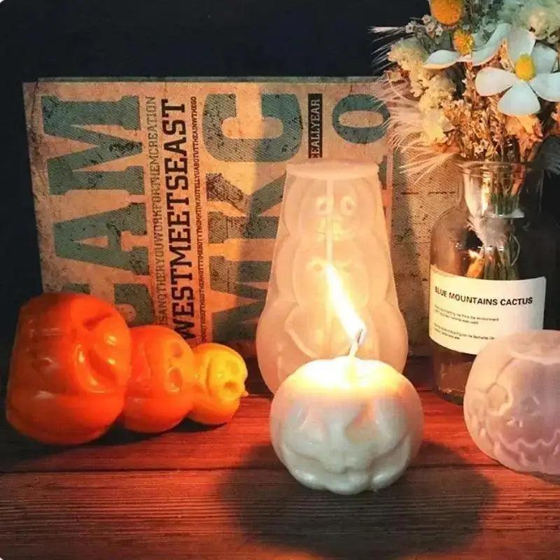Halloween Pumpkin Silicone Candle Mold – DIY Craft Mould Silicone Candle Mold Axl
