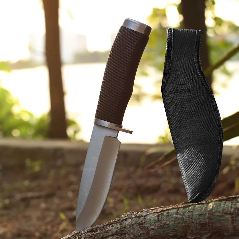 Portable Camping Knife with Sheath | Stainless Steel Outdoor Outdoor Camping Knife Axl