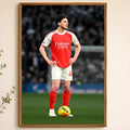 Declan Rice Football Poster – Waterproof Self-Adhesive Wall Art Sports Wall Poster Axl White06 60X90cmNoframe