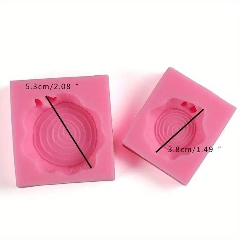 3D Tree Stump Silicone Fondant Mold – Cake & DIY Baking Silicone Fondant Mold Axl Pink L