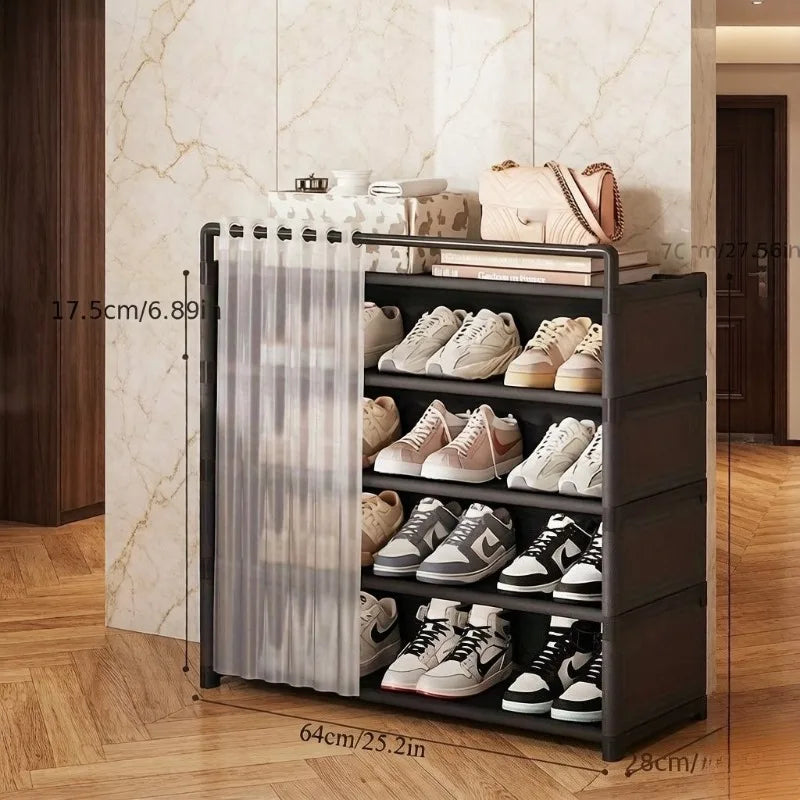 Dustproof Foldable Shoe Rack – Multi-Layer Storage Shelf Shoe Storage Rack Axl