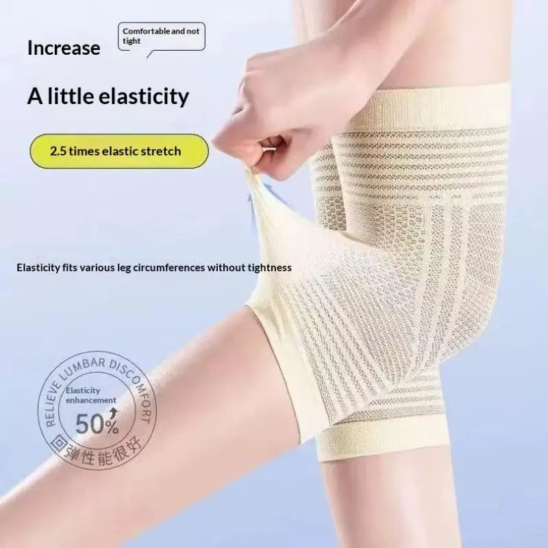 Thin Breathable Compression Knee Sleeves – Anti-Slip 1 Pair Compression Knee Sleeve Axl