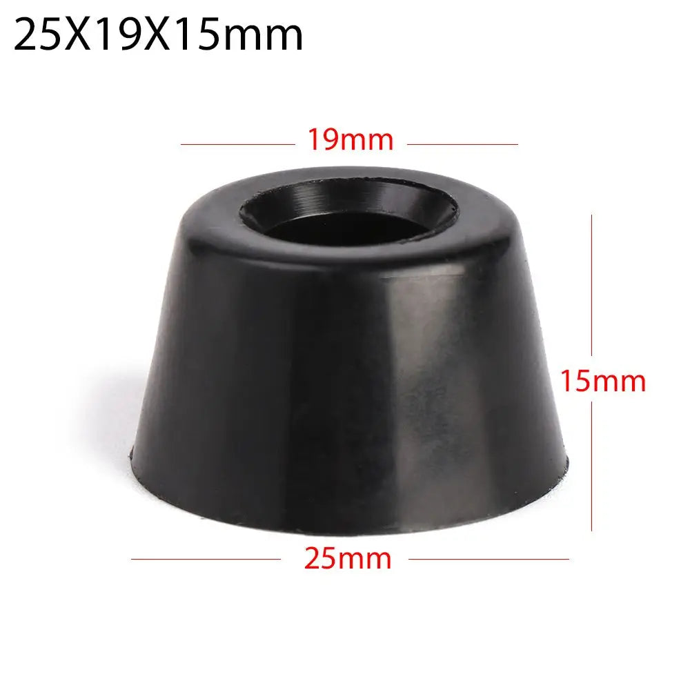 10-Pack Tapered Rubber Furniture Feet – Non-Slip Floor Pads Furniture Feet Pads Axl 25x19x15mm