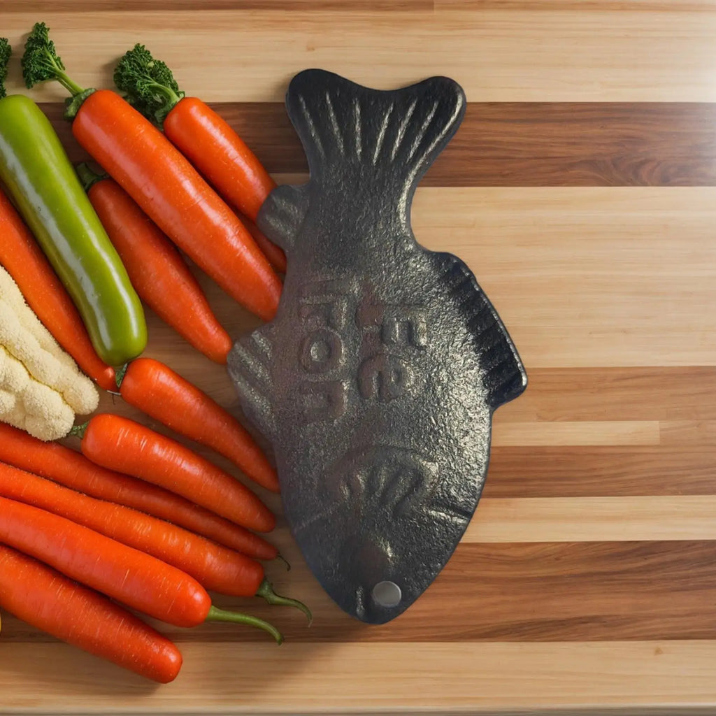 Lucky Iron Fish – Cast Iron Cooking Tool, 2-Piece Set Iron Cooking Tool Axl