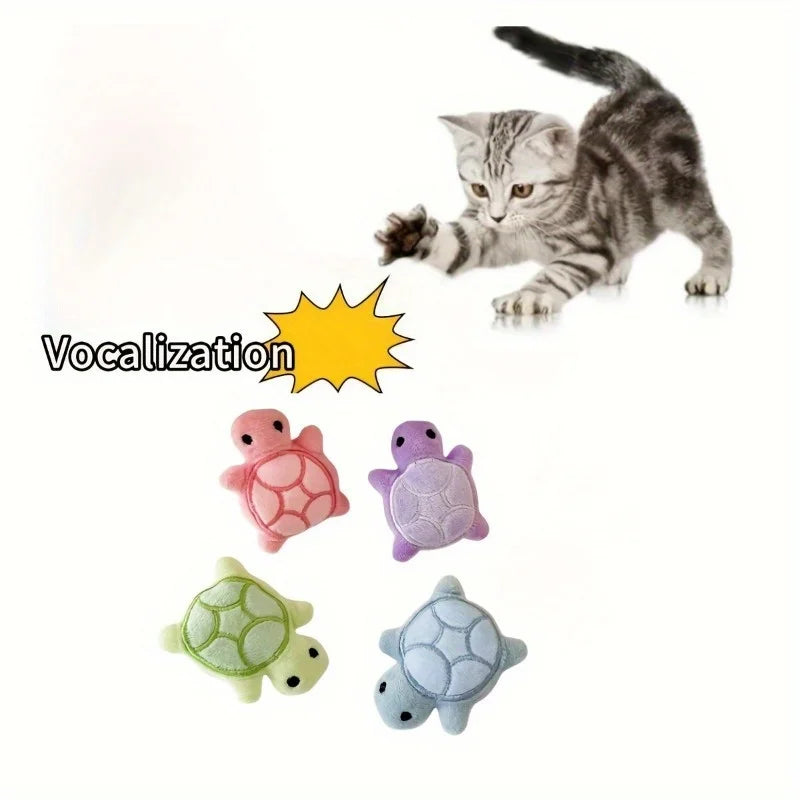 5-Piece Turtle Plush Pins – 3D Backpack & Hat Accessories Decorative Pins Set Axl