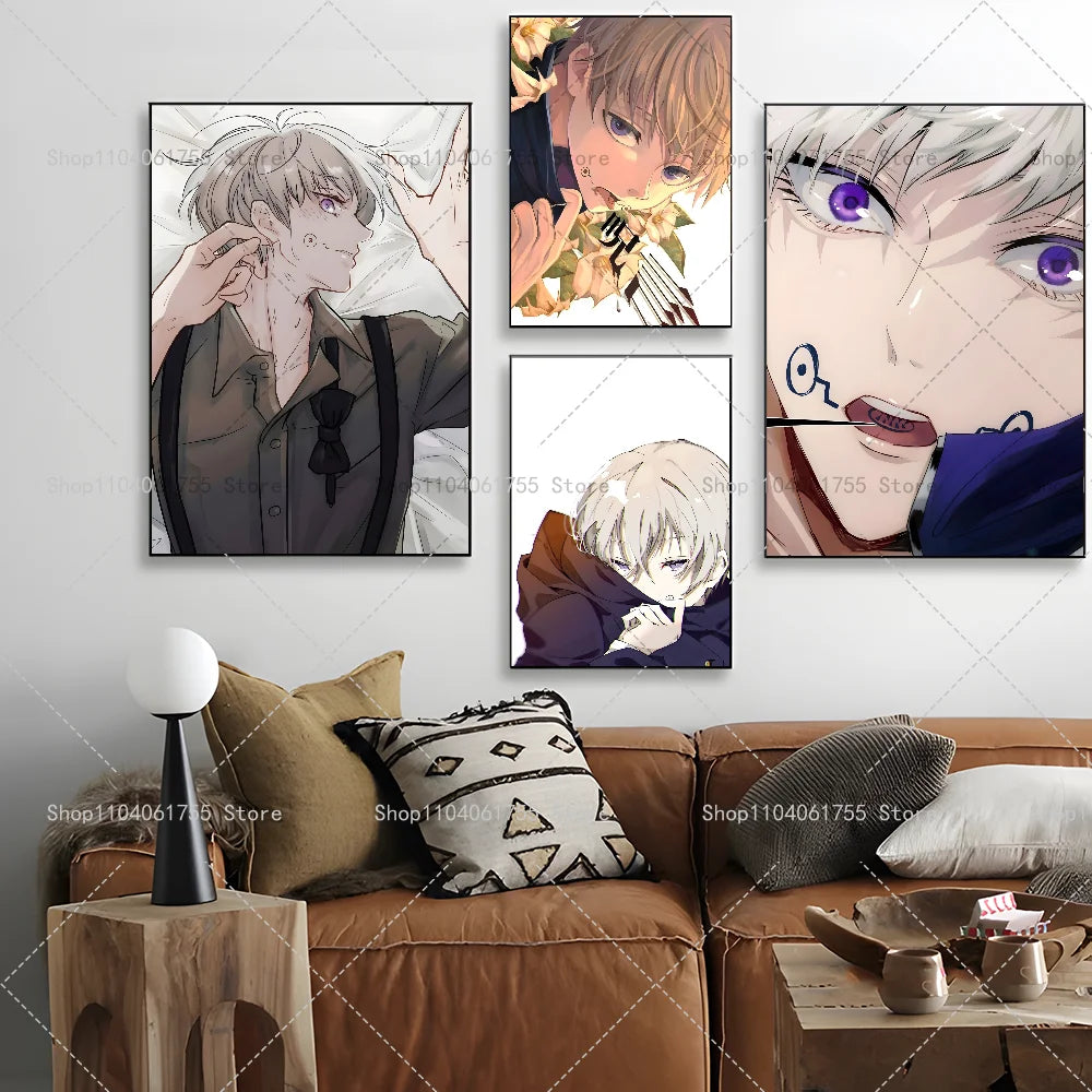 Jujutsu Kaisen Inumaki Toge Anime Wall Poster | Waterproof Sticker Anime Wall Poster Axl