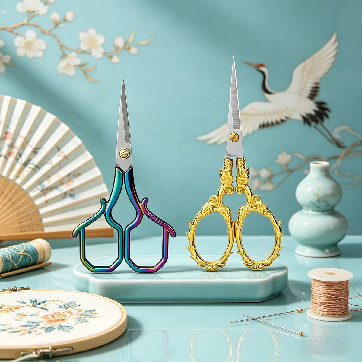 Stainless Steel Embroidery & Tailor Scissors | Sewing DIY Tool Sewing Scissors Axl