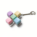 Mechanical Keyboard Fidget Clicker Keychain | 1/4/5/9 Button Fidget Clicker Keychain Axl C