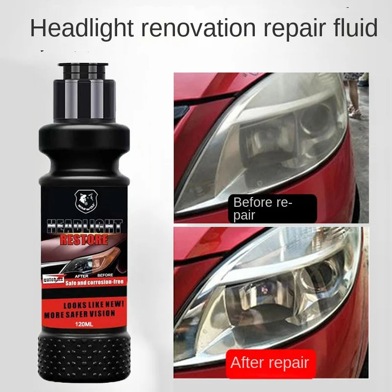 Car Headlight Restoration Kit – Polish & De-Oxidation Liquid Headlight Restoration Kit Axl