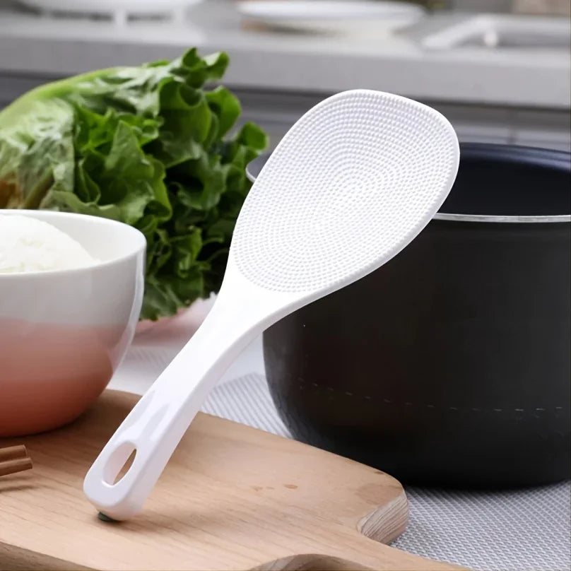 Plastic Rice Paddle Spoon – Non-Stick & Anti-Scald Kitchen Utensil Axl