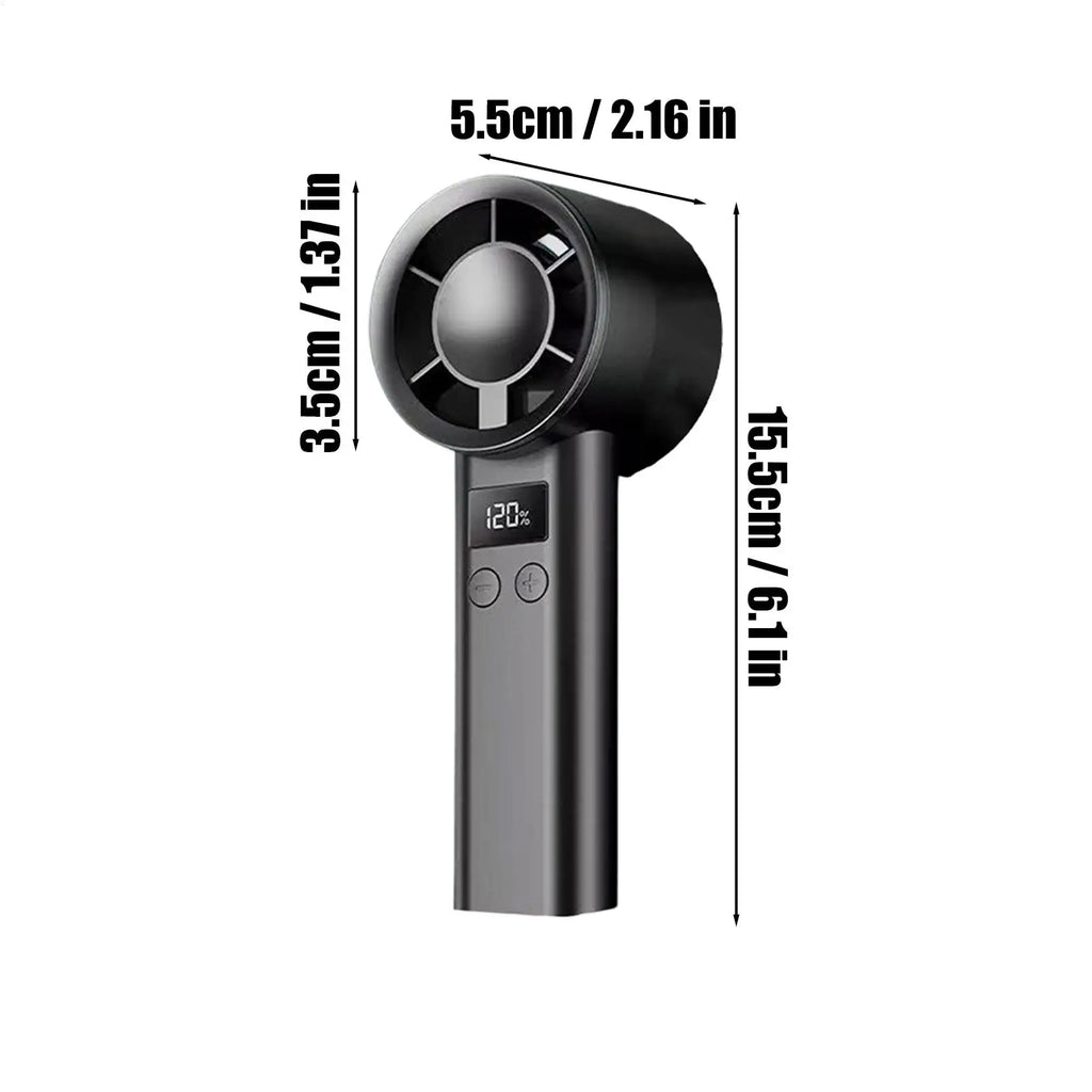 120-Speed Mini Handheld Fan – USB Rechargeable Portable Fan Handheld Portable Fan Axl