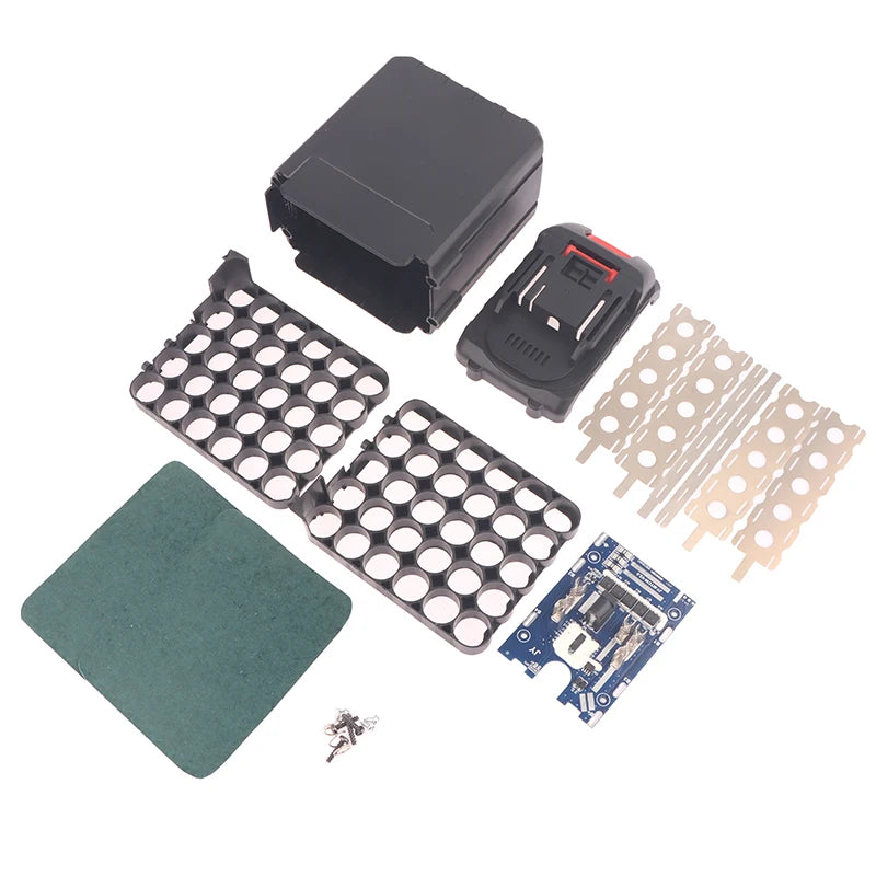 30-Cell 18650 Battery Shell & PCB Protection Circuit Board Set Battery Protection Board Axl Set