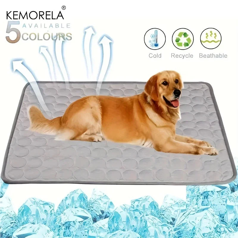KEMORELA XL Pet Cooling Mat – Absorbent Pad for Cats & Dogs Pet Cooling Mat Axl