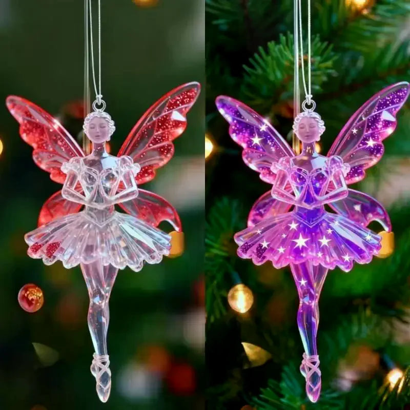 2D Acrylic Ballerina Pendant – Car Charm & Christmas Ornament Acrylic Pendant Charm Axl