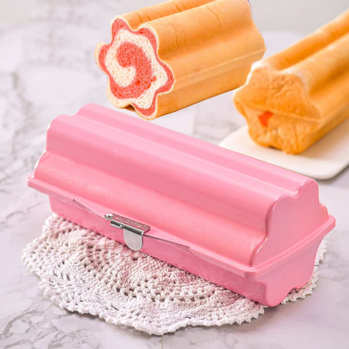 Non-Stick Carbon Steel Bread & Cake Pan | Flower Heart Round Baking Pan Mold Axl
