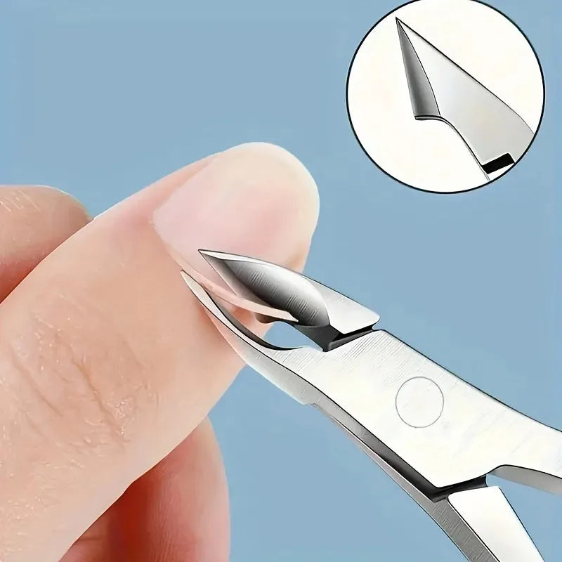 Stainless Steel Nail Clipper for Thick Toenails | Precision Tool Nail Clipper Axl