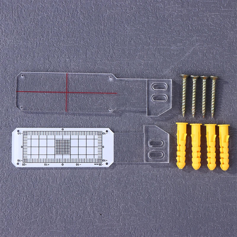 Clear Acrylic Crack Gauge Monitor – Wall Crack Measuring Tool Crack Monitoring Gauge Axl A2
