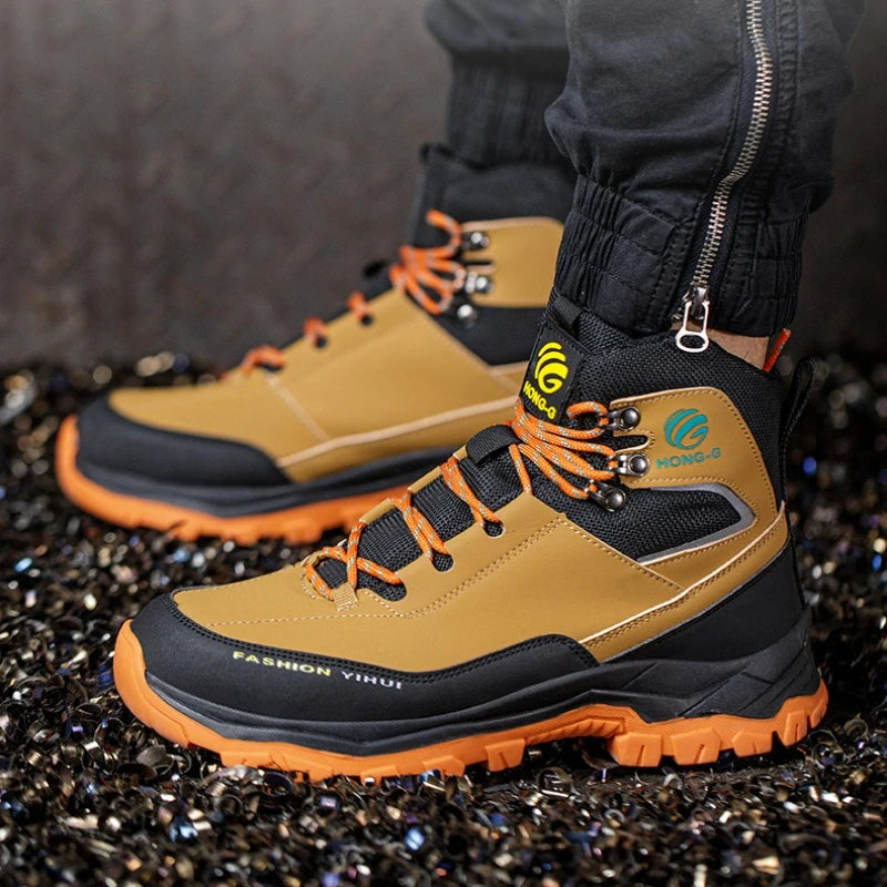 Men's Steel Toe Safety Boots – Waterproof & Puncture-Proof Steel Toe Work Boots Axl
