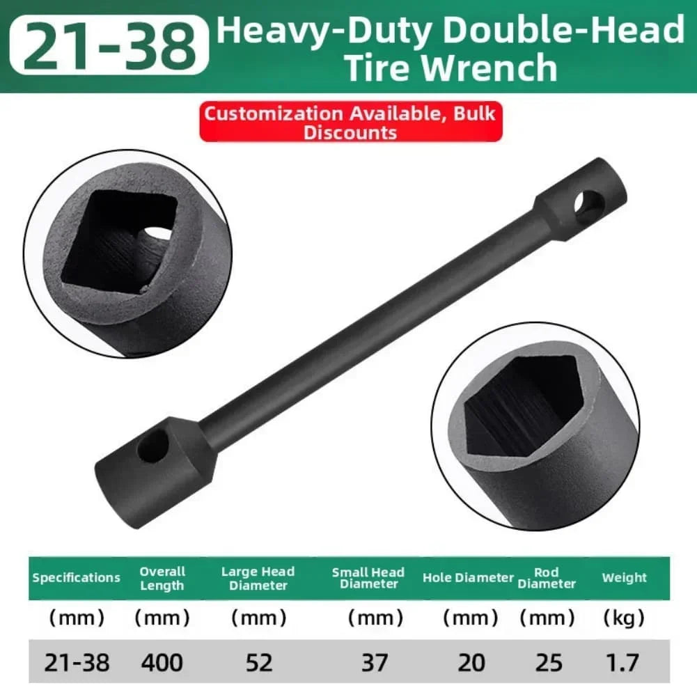 Double-Ended Tire Lug Nut Socket Wrench – High-Carbon Steel Socket Wrench Axl 2154 China Mainland