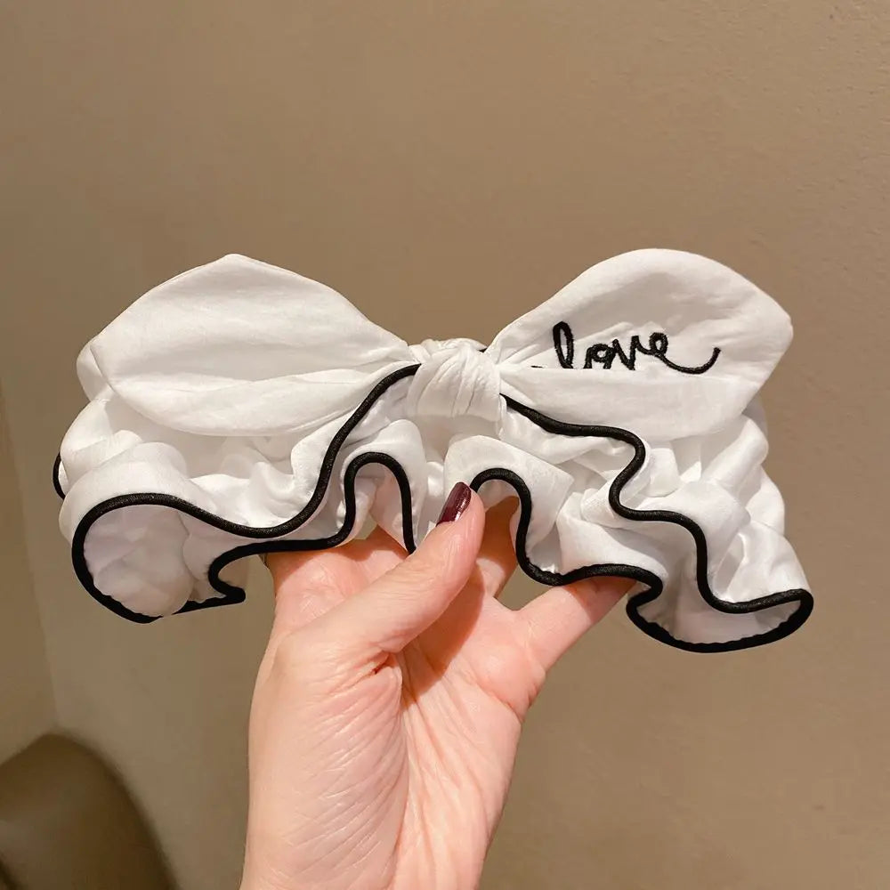 Korean Bow Fabric Headband – Wide Cloth Hair Band for Women Fabric Hair Headband Axl