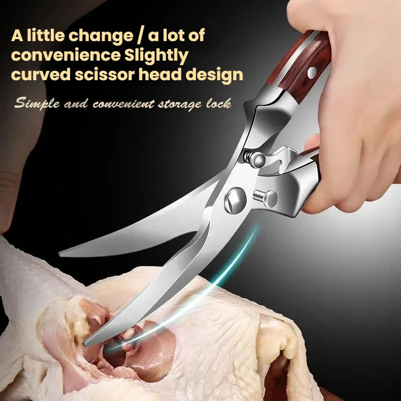 Heavy-Duty Stainless Steel Kitchen Poultry Shears & Scissors Kitchen Poultry Shears Axl