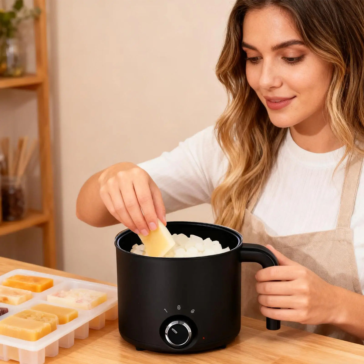 Electric Wax Melting Pot 1.5L | Non-Stick Candle Maker Wax Melting Pot Axl