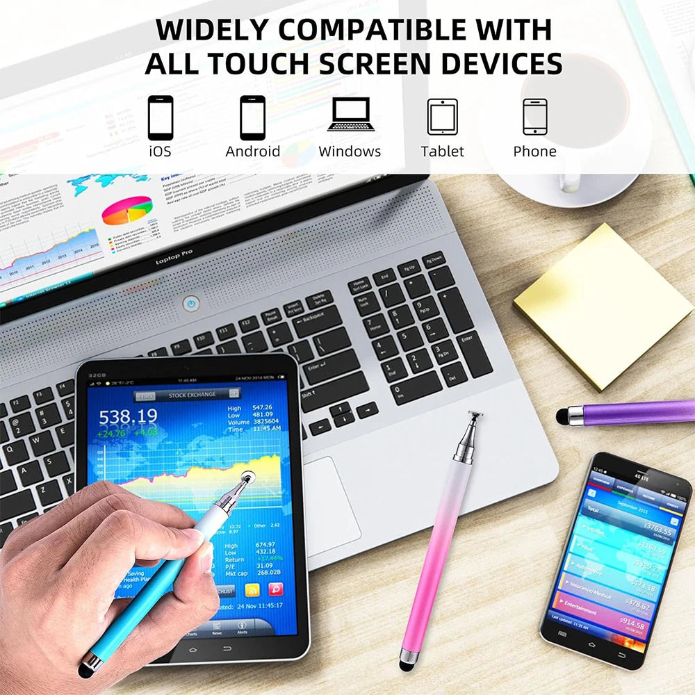 Gradient 2-in-1 Capacitive Stylus Pen – Universal iPad & Android Capacitive Stylus Pen Axl