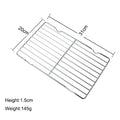 Stainless Steel BBQ Grill Rack – Non-Stick Cooling & Baking Tray Cooling & Grill Rack Axl 31x20cm