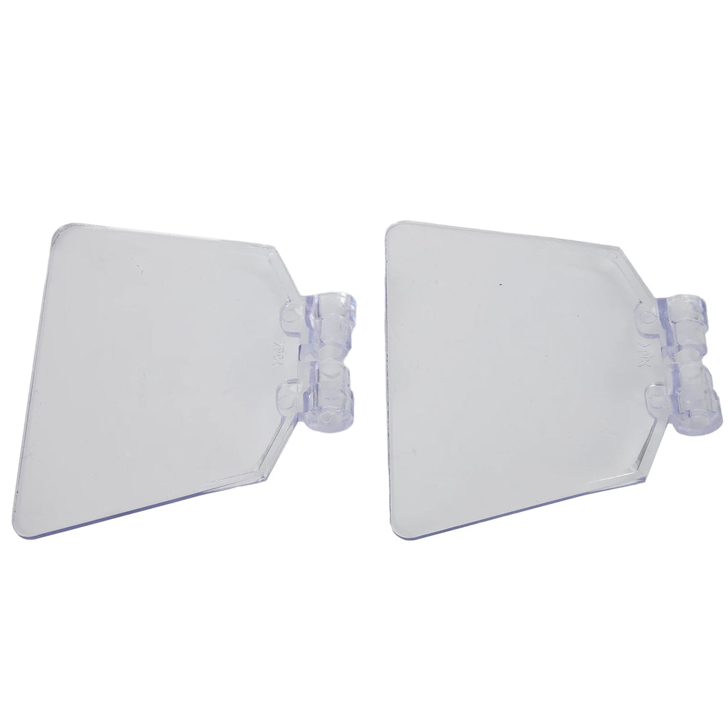 2-Pack Bench Grinder Eye Shield Guards – 125mm ABS Replacement Grinder Safety Shield Axl