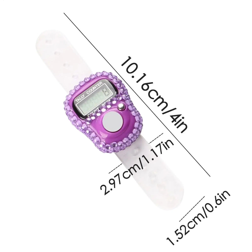 Digital Finger Ring Tally Counter – LCD Tasbih Prayer Clicker Digital Tally Counter Axl