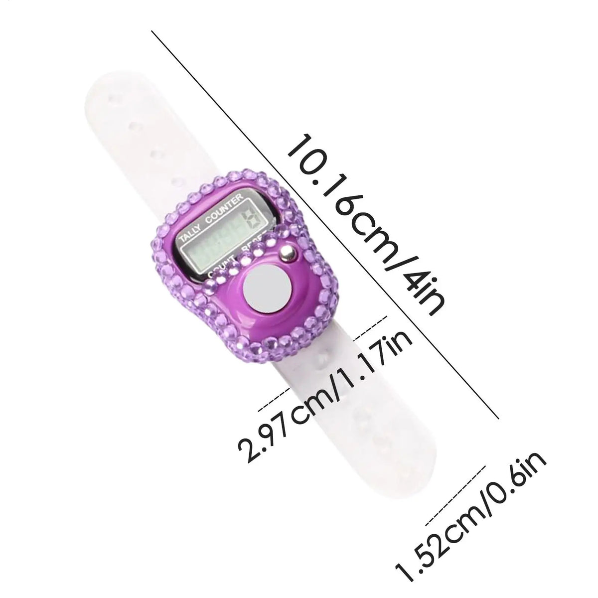 Digital Finger Ring Tally Counter – LCD Tasbih Prayer Clicker Digital Tally Counter Axl