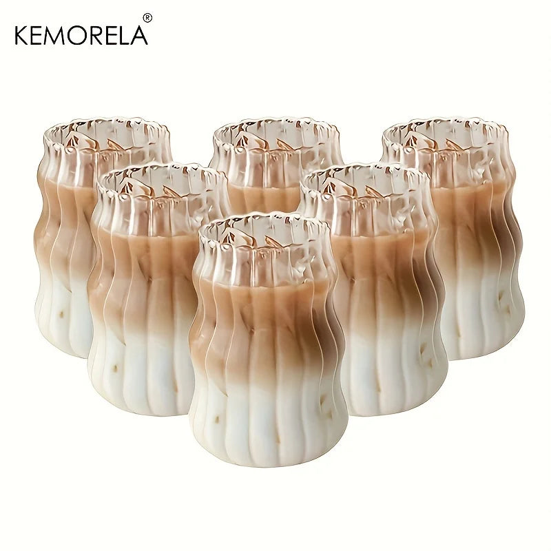 KEMORELA Borosilicate Glass Tumblers Set – Heat-Resistant Glass Tumbler Set Axl