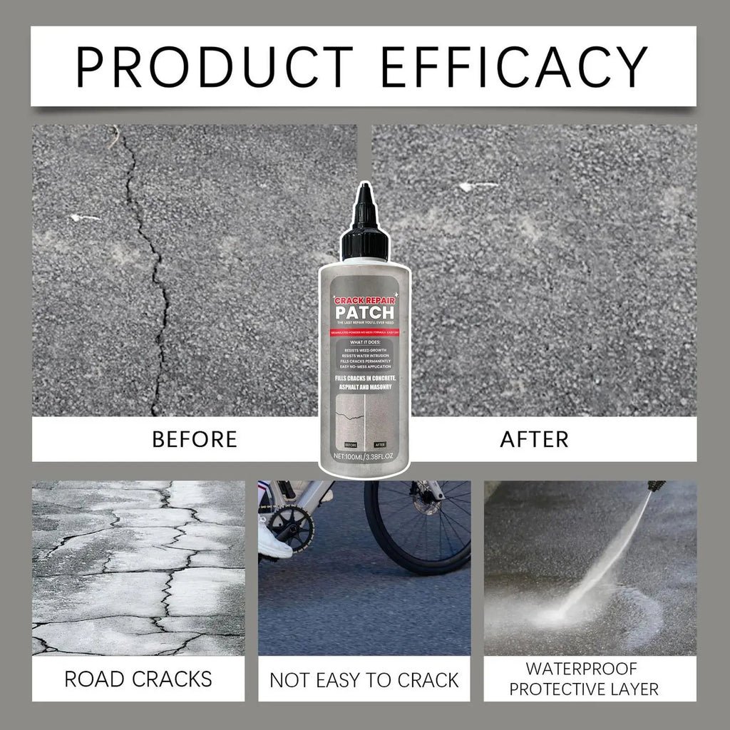 Concrete Crack Filler – Self-Leveling Waterproof Caulk Sealant Crack Repair Sealant Axl
